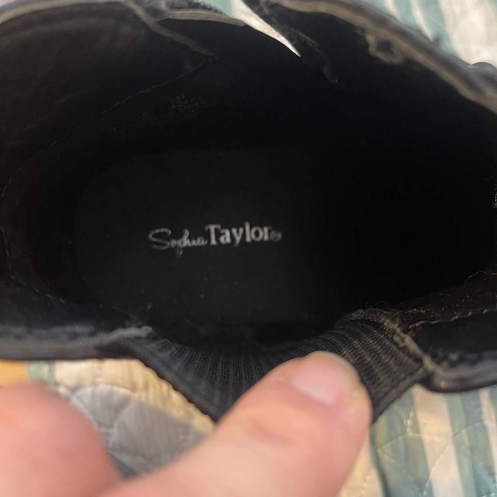 Black Ankle Boots - Picture 3 of 5